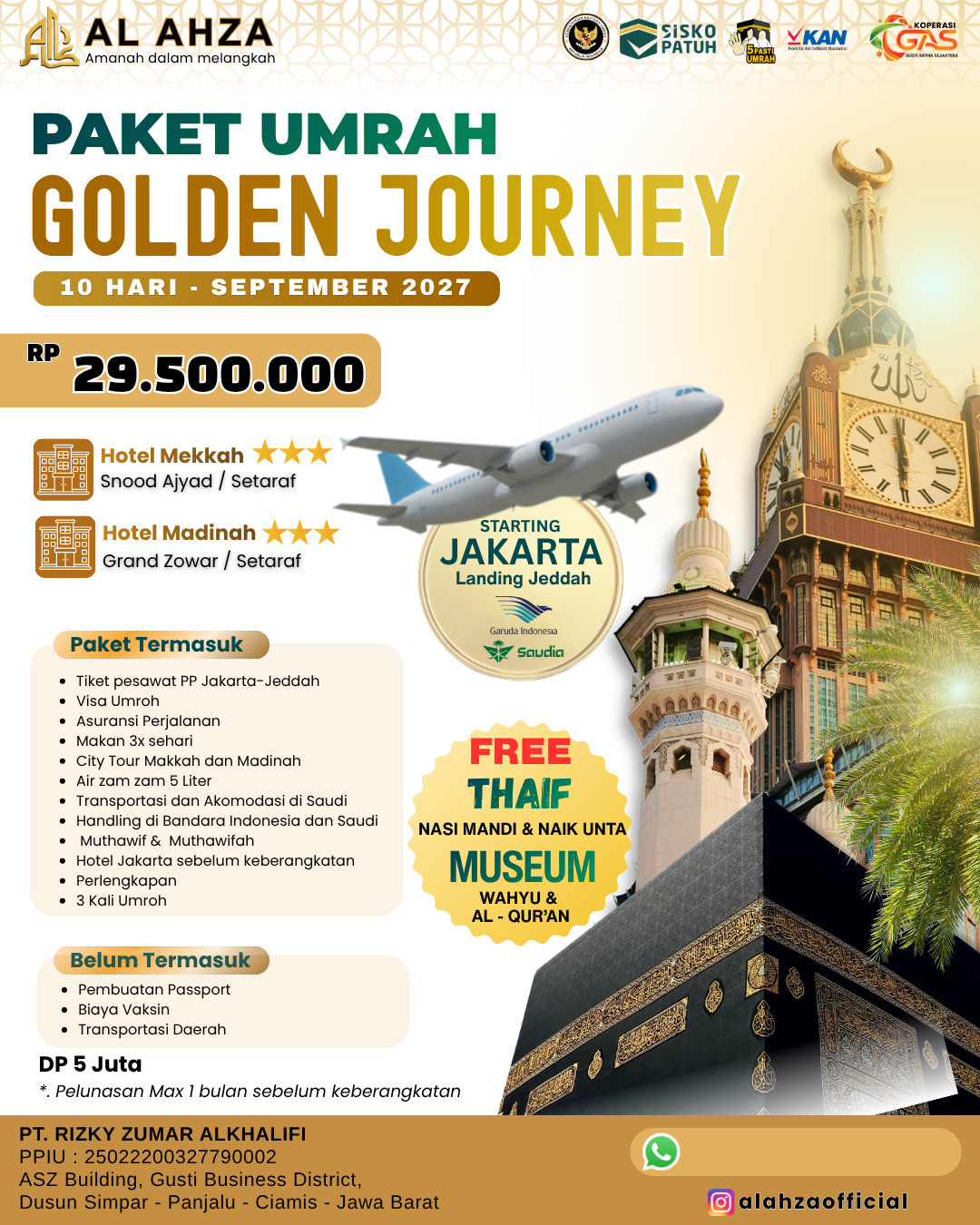 Paket Umroh Golden Journey